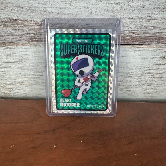 Veefriends Road to Veecon and others Green Ice Lot of Super Stickers x 17 - Picture 8 of 9